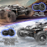 X-TMAGA 1:14 Scale All Terrain RC Cars for Adults & Boys (HS14323), Max Fast 40+ KPH, 4WD Off-Road RC Truck for Snow & Sand & Mud, 4X4 Waterproof Remote Control Car with 2 Rechargeable Batteries