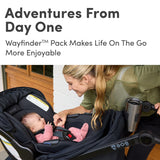 BOB Gear Wayfinder Travel System with Champ Infant Car Seat — Nightfall