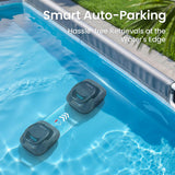 (2026 Upgrade) Aiper Cordless Robotic Pool Cleaner, Dual-Cleaning Modes with 1820GPH Suction, 100-Min Runtime, Pool Vacuum for Above Ground Pools up to 860 Sq.ft, Charcoal & Cyan