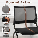 Conference Room Chairs, Waiting Room Chairs with Wheels & Lumbar Support