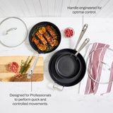 All-Clad E7859064 HA1 Hard Anodized Nonstick Fry Pan Cookware Set, 10 Inch and 12 Inch Fry Pan, 2 Piece, Black