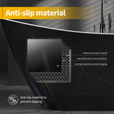 59 Inch Freestanding Bathtub, Acrylic Deep Soaking Tub, Chrome Overflow and Drain, Non-Slip Standalone Bath Tub for Bathroom, cUPC Certified, Ergonomic Modern Bath for Bathrooms