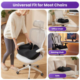 Seat Cushions for Office Chairs - Patented Coccyx Cushion for Tailbone Pain