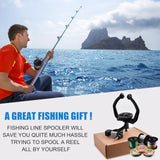 Fishing Line Spooler - Portable Fishing Reel Line Winder Spooling Station System Baitcaster Line Spooler Machine Tool