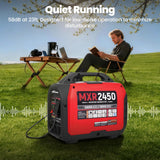 maXpeedingrods 2450 Watt Portable Inverter Generator for Camping, Home