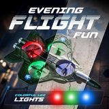 NUTTY TOYS RC Stunt Airplane for Kids & Adults - 3X Extended Battery Life, Top LED Jet Fighter 2026, Remote Control Plane Ages 8+, 360° Flip & Roll Drone, Best Easter Basket Stuffers & Boys Gifts Idea