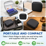 32 Slots Peptide Case for Fridge | Vial Case for Fridge｜1ml 2ml 3ml 5ml 10ml 30ml Vials