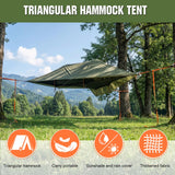 Generic Camping Hammock Tent with Mosquito Net & RainFly 2-Person Tree Tent Hammock for Outdoor Backpacking Hiking 660 LBS Load Capacity