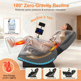 GOLD TIME Upgraded Massage Chair Full Body, Zero Gravity Recliner with Heat, 10 Fix Points, Bluetooth, Touch Screen, Footrest, Shiatsu Massage Chair Full Body for Parents, Seniors & Easy Assembly