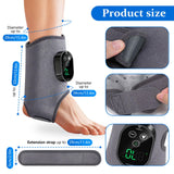 Ameilika Version 3-in-1 Foot Massager with Super Long Battery Life, USB Charging Port Black 3 Vibration Modes 6-Speed Temperature Control Circulation and Pain Relief for Foot Relaxation (Grey)