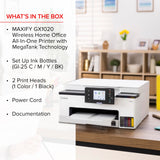 All-in-One Wireless Supertank [Megatank] Printer | Print, Copy and Scan| Mobile Printing |2.7" LCD Color Touchscreen | Auto Duplex Printing