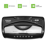 AU895XA 8-Sheet Professional Cross-Cut Paper and Credit Card Shredder Aurora