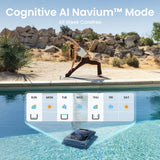 Aiper Scuba V3 Ultra AI-Cognitive Robotic Pool Cleaner & Skimmer with Dual-Camera AI Vision, All-in-One Cleaning, 8,500 GPH Suction, Smart Surface Parking & Multi-Layer Filtration, Grey
