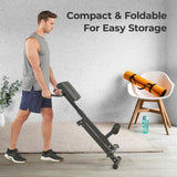 Lifepro Roman Chair Hyperextension Bench - Adjustable Back Extension Machine for Glutes, Hamstrings, and Lower Back - Foldable Multipurpose Exercise Equipment for Home Gym LifePro