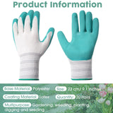 20 Pairs Garden Gloves for Women Ladies' Gardening Gloves Bulk Breathable Rubber Coated Protective Work Tools Universal One Size