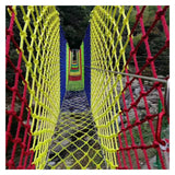 ZXHKZDX Child Safety Net, Balcony Protection Net, Partition Decorative Fishing Net, Durable Nylon Net Braided Rope Net, Playground Ceiling Fence Ladder Railing Net(5x6m)
