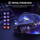 Corsair Scimitar Elite Wireless SE MMO PC Gaming Mouse – 33,000 DPI, 16 Programmable Buttons