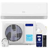 DELLA Serena CloudAir Series 23000 BTU Mini Split AC with Soft Airflow, Energy Star 22 SEER2 230V, 1.92 Ton Inverter Heat Pump Ductless AC for up to 1500 Sq.Ft, WiFi & Alexa, Pre-Charged, 16.4ft Kit