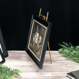 Bard's Satin Gold-toned Metal Easel, 16" H x 9" W x 9.5" D, Pack of 6
