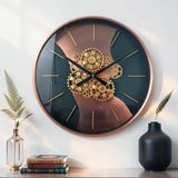 THE GEARS CLOCK 22'' Inch Real Moving Gear Wall Clock Sweden Line Uppsala (22 inches (55 cm))