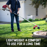 PowerSmart 25.4cc Gas Weed Wacker, 3-in-1 String Trimmer/Edger 16-Inch, 2025 Version