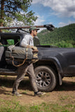 RiverSmith Fly Fishing Wader & Boot Bag – Gear-Roll Wader Bag with Changing Mat, Waterproof Pocket, Rod & Net Storage – Fly Fishing Gear Organizer – Shadow Kelp