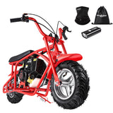 BRM40 Mini Gas Pit Bike for Teens 40cc 4-Stroke Dirt Bike for 18 MPH