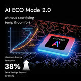 Cozeware E-Save 18000BTU Mini Split AC/Heating System 20 SEER2 208-230V