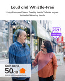ELEHEAR-Beyond OTC Hearing Aids, AI Powered Speech Enhancement, Superior Sound Quality, Connectivity with iOS or Android Devices via Bluetooth 5.3, for Seniors and Adults