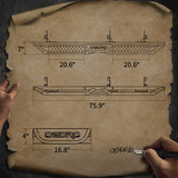 OEDRO Running Boards Compatible with 19-26 Chevy Silverado/GMC Sierra 1500