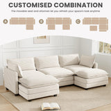 ROWHY 112'' Sectional Modular Cloud Couch