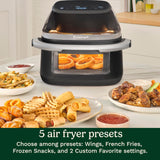 Cuisinart ClearView Large 9-Quart Basket Air Fryer with ClearView Window, Digital Control Panel, 5 Functions, 3 Air Fry Presets, 2 Custom Presets, Easy Clean, PFAS-Free, 3 -Year Warranty, AFC-9