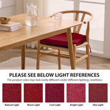 Ruqmuis Chair Cushions for Dining Chairs, 2" Thick Seat Cushions for Kitchen Chairs