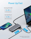 USB C Docking Station, PowerExpand 9-in-1 USB-C PD Dock, 60W Charging for Laptop