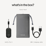 Twelve South AirFly Pro 2, Bluetooth Adapter, Pair 2 AirPods, Black Ice