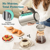 Electric Kettle, Cool-Touch Double Wall Stainless Steel Insulated, Automatic Shut Off & Boil-Dry Protection COSORI