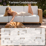 LazySunsets Patio Furniture Set with 10'' Ultra-Thick Cushions