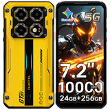 OUKITEL WP60 5G Unlocked Rugged Phone, 7.2" Display, 24GB+256GB, 10000mAh