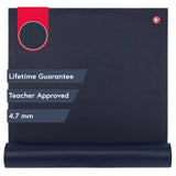 Manduka PROlite Long Yoga Mat 79" - 4.7mm | Lifetime Durability | Hygienic Construction | Teacher Approved | 79 x 24 inches | Midnight