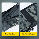 LEOFISHING Portable Folding Fishing Pole Bag 3.94ft/4.59ft/5.25ft Fishing Rod and Reel Protective Case Fishing Tackle Storage Bags Carry Organizer Outdoor for Fishing 3 Size (Small(120cm/3.94ft))