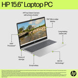 HP 15.6" FHD Laptop 2026 Edition, Intel Processor,16GB RAM, 512GB SSD