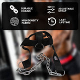 Schiek Sports 1500-H Adjustable Head Harness - Weight Lifting Gym Harness with Adjustable Straps - Neck Training