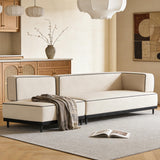 DinaiteEain 95" 3 Seater Fabric Sofa, Modern Couch for Living Room Beige