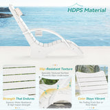 Homenjoy Pool Lounge Chairs Set of 2 with Armrest & Cupholder, 8-10 Shallow