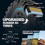 Hosim 1/10 Off Road RC Cars Fast 68KM/H, Electric RTR Brushless RC Car for Adults, High Speed Monster Truck Hobby Remote Control Car, Waterproof RC Truck 4x4 All Terrain Buggy Toy Gift for Age 8+