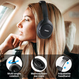 Active Noise Cancelling Headphones, Wireless Over Ear Bluetooth Headphones, 60H Playtime TOZO