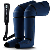 Air Compression Foot and Leg Massager with Heat - Relief Swelling, Edema, Cramps, Varicose Veins AICUTTI