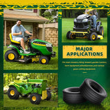 Wiltire 2 Pack 20x8.00-8 Lawn Mower Tire Tubeless,20x8x8 Lawn Tractor Riding Mower Turf Tire for Zero Turn Mowers,Garden Tractors, Golf Carts,and Farm Equipment,20x8-8 Tire, 4 Ply,965lbs Capacity