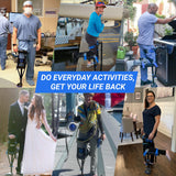 iWALK3.0 – The Original Hands Free Knee Crutch - Alternative to Crutches and Knee Scooters - iWALK Replaces Crutches for Adults - Peg Leg Crutch For Lower Leg Injuries - See All Qualifications for Use - Not for Elderly or Balance Impaired