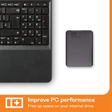 WD 6TB Elements Portable External Hard Drive for Windows, USB 3.2 Gen 1/USB 3.0 for PC & Mac, Plug and Play Ready